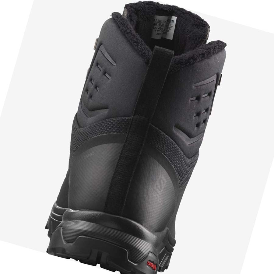 Botas de Invierno Salomon OUTBLAST THINSULATE™ CLIMASALOMON™ WATERPROOF Hombre Negros | MX 3384EBC